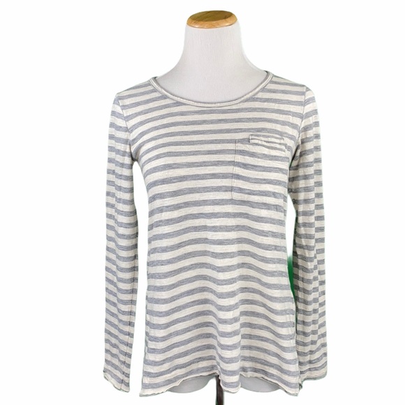 Anthropologie Postmark Brand Striped Long Sleeve Tee